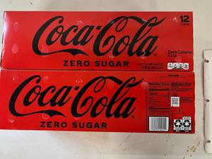 lot 358 image: S. 2x 12pk Coke Zero