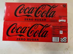 lot 359 image: S. 2x 12pk Coke Zero