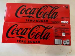 lot 360 image: S. 2x 12pk Coke Zero