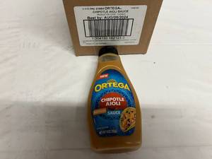 lot 365 image: LL. 6x 9oz Ortega Chipotle Aioli Sauce