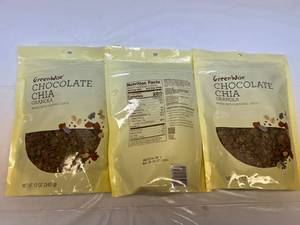 lot 299 image: LL. 6x 12oz Chocolate Chia Granola-Greenwise