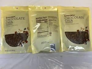 lot 300 image: LL. 6x 12oz Chocolate Chia Granola-Greenwise