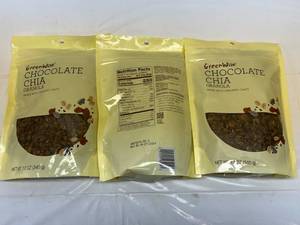 lot 303 image: LL. 6x 12oz Chocolate Chia Granola-Greenwise