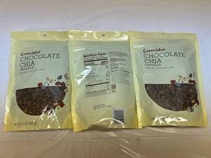 lot 306 image: LL. 6x 12oz Chocolate Chia Granola-Greenwise