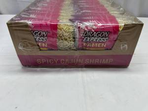 lot 409 image: KK. 24x 3oz Spicy Cajun Shrimp Ramen-Dragon Express