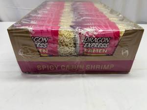 lot 411 image: KK. 24x 3oz Spicy Cajun Shrimp Ramen-Dragon Express