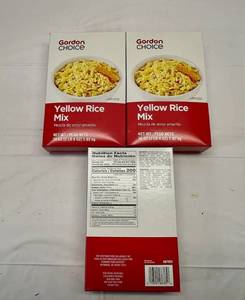 lot 238 image: II. 4x 2lb4oz Yellow Rice Mix-Good Choice