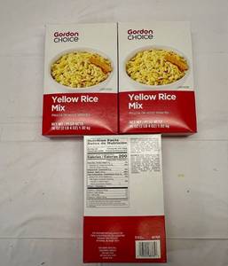 lot 239 image: II. 4x 2lb4oz Yellow Rice Mix-Good Choice