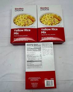 lot 242 image: II. 4x 2lb4oz Yellow Rice Mix-Good Choice