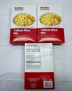 lot 245 image: II. 4x 2lb4oz Yellow Rice Mix-Good Choice