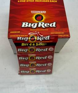 lot 217 image: II. 10x 4pk(40pks) Big Red Gum