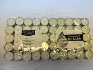 lot 379 image: MM. 2x50 Tea Light Candles