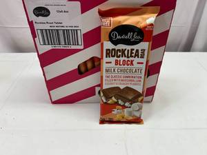 lot 230 image: II. 12x 6.4oz Rock Lea Road Milk Chocolate Block
