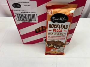 lot 233 image: II. 12x 6.4oz Rock Lea Road Milk Chocolate Block