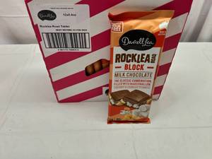 lot 235 image: II. 12x 6.4oz Rock Lea Road Milk Chocolate Block