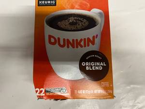 lot 22 image: 22ct Dunkin Kcups