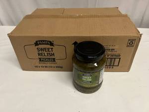lot 30 image: 12x 12oz Pampa Sweet Pickle Relish