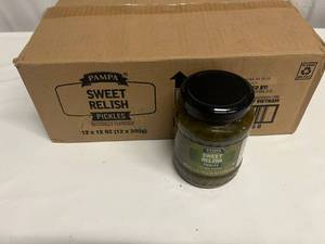 lot 36 image: 12x 12oz Pampa Sweet Pickle Relish