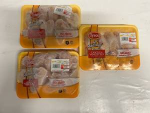 lot 51 image: 1.79lbs,2.00lbs &1.13lbs Chicken Wings