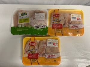 lot 54 image: Chicken Wingettes & Chicken Thin Sliced Chicken Breast