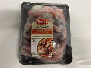 lot 58 image: Tyson Pork Roast & Vegetable Slow Cooker Kit