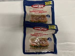 lot 61 image: 2x 22oz LandOFrost Oven Roasted Turkey