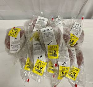 lot 70 image: 7.655lbs Sigma Sliced Bologna
