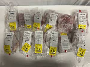 lot 71 image: 7.30lbs Sliced Ham