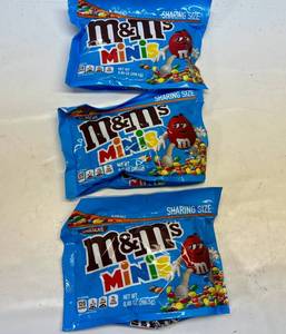 lot 85 image: 3x 9.4oz m&m Minis