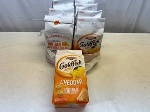 lot 109 image: 8x 6.6oz Goldfish