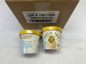 lot 188 image: 12x 1.76oz Halo Top-Birthday Cake