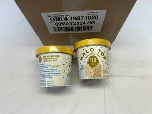 lot 189 image: 12x 1.76oz Halo Top-Birthday Cake