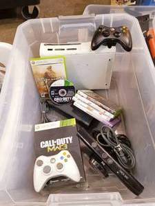 lot 81 image: Xbox 360, Games and accessories