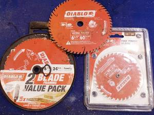 lot 93 image: Diablo Saw blades NEW