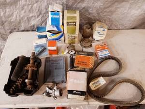 lot 38 image: tractor, bobcat parts and filters