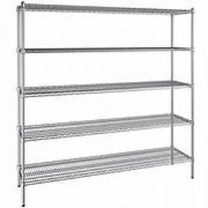 lot 50 image: 4 tier stainless steel shelf