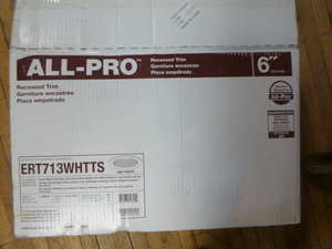 lot 122 image: All-Pro Recessed Trim Lights