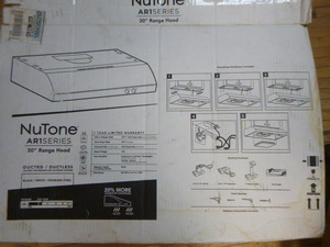 lot 127 image: NuTone 30 Range Hood