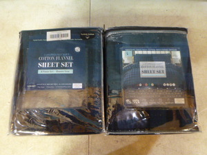 lot 168 image: 2 Sets of Queen Size Flannel Bed Sheets