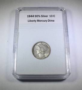 lot 1 image: 1944 Mercury Dime 90% Silver