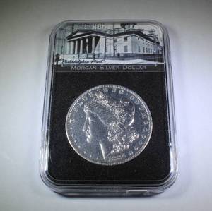 lot 9 image: 1884 Morgan Silver Dollar 90% Silver