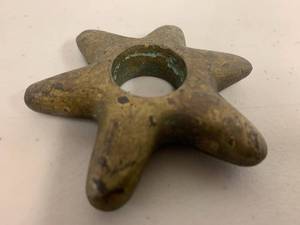 lot 5 image: Inca Style Bronze Mace Head