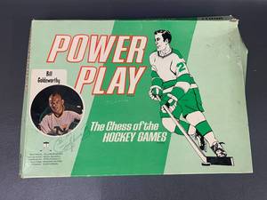lot 5A image: Power Play Board Game - Bill Goldsworthy Signed (No COA)