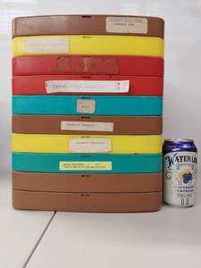 lot 5Z image: Vintage 16mm Film Reels (10) Historical  Labor