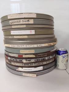 lot 6Z image: Vintage 16mm Reel Tapes Collection Historical  Labor