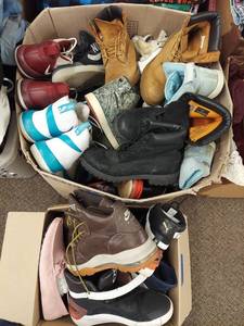 lot 20K image: Over 30 Pairs Mens Shoe Lot Sizes 11-14 Nike Timberland Puma