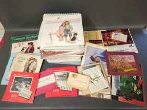 lot 41A image: Huge Vintage Calendar Collection Lot