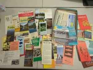 lot 43A image: Vintage Travel Brochures Lot