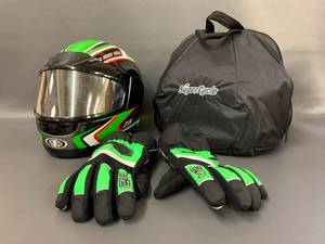 lot 52A image: Z1R Snow Helmet & Activa Gloves
