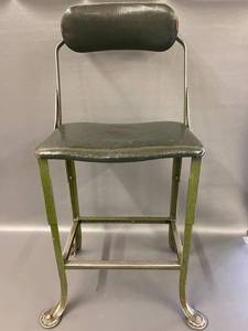 lot 64A image: Vintage Do More Industrial Metal Chair